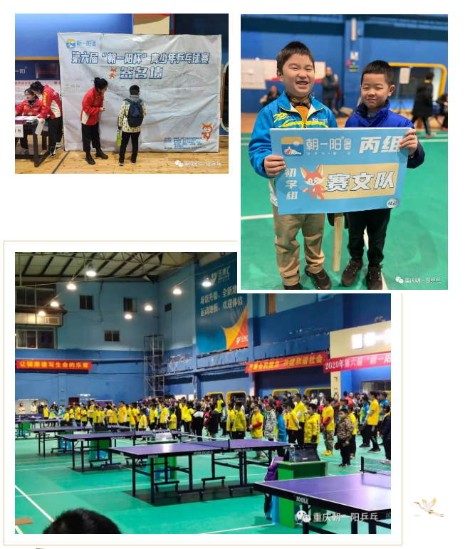热烈庆祝第六届“朝一阳杯”青少年乒乓球比赛圆满结束！